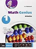Math genius. Aritmetica-Geometria-Palestra delle competenze. Per la Scuola media. Con e-book. Con espansione online: 1